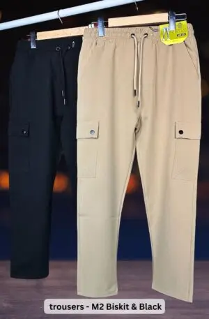 5 pocket cargo trousers - Black & Biskit