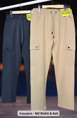 5 pocket cargo trousers - Ash & Biskit