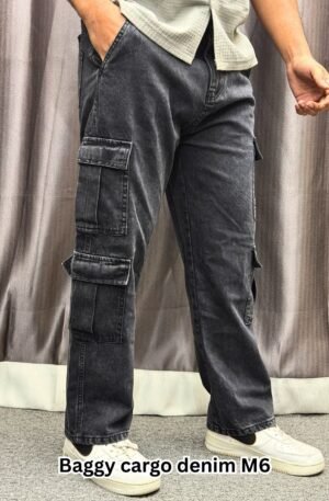 Baggy Cargo M6- (Black)